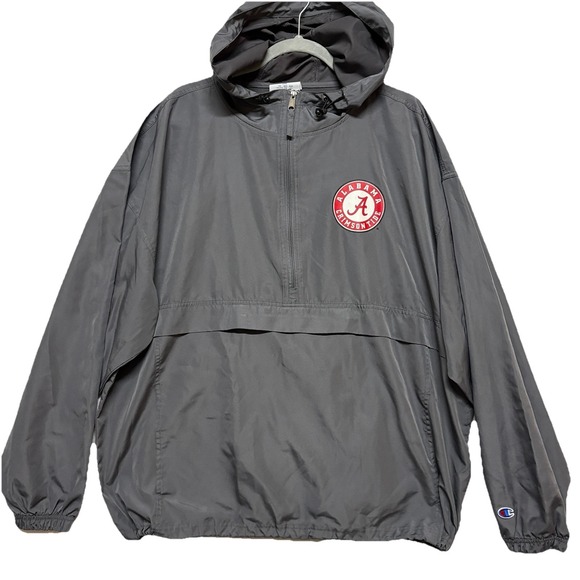 Champion Other - Alabama Crimson Tide 1/2 Zip Pullover Windbreaker 2XL XXL Packable Jacket Anorak